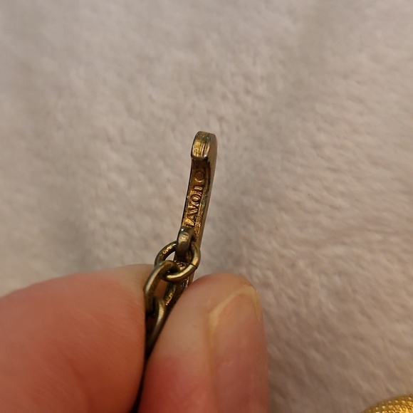 Vintage AVON 1976 Brushed Chunky Gilded Links Chain Necklace - Picture 7 of 8